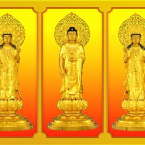 màn cuốn in tranh phật giáo