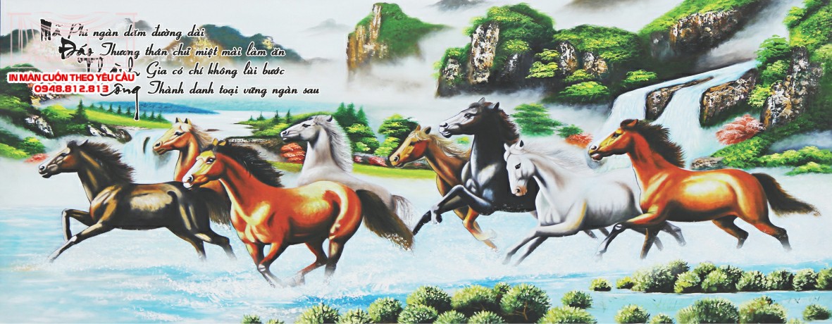 Man cuon in tranh - Màn cuốn in tranh