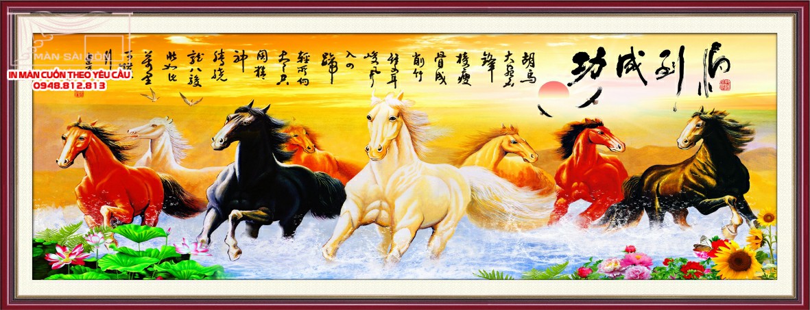 Man cuon in tranh - Màn cuốn in tranh