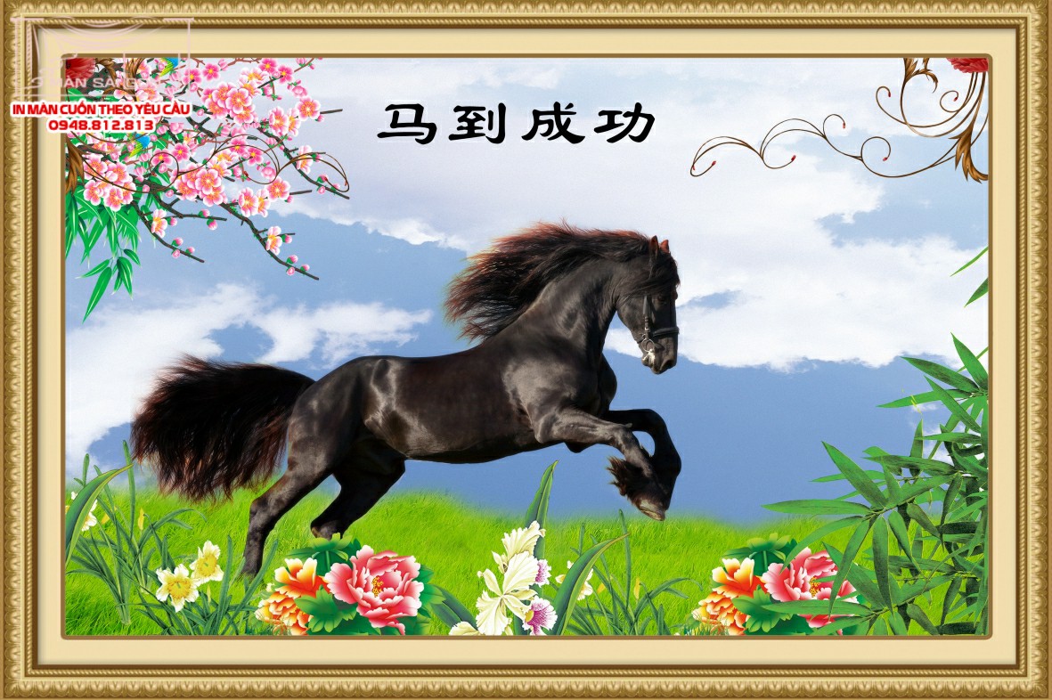 Man cuon in tranh - Màn cuốn in tranh